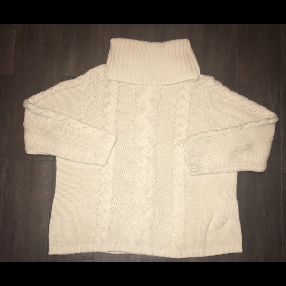 COPY - Venezia Cream Turtleneck Sweater Sz 18/20